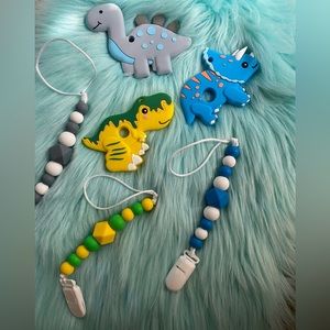 Pacifiers Clips with Animals Teething toys